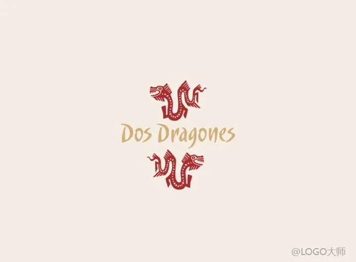 龙主题创意logo设计欣赏,龙logo设计中国风