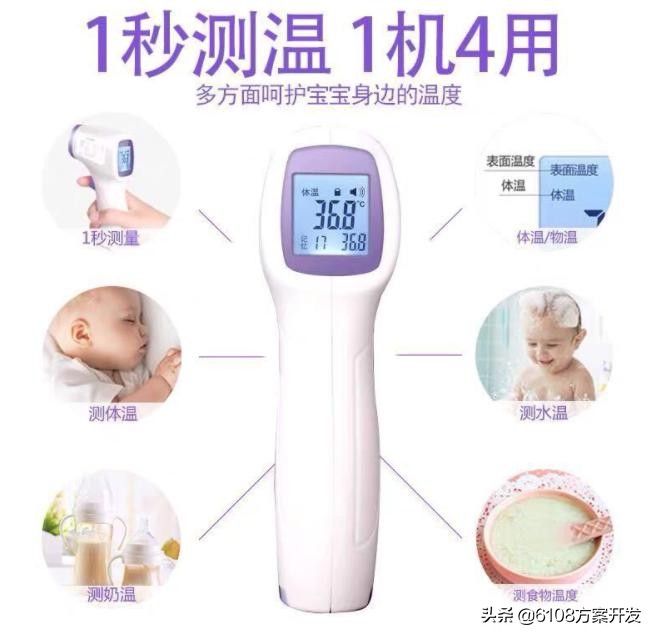 智能耳温枪,红外线耳温枪和额温枪有什么区别