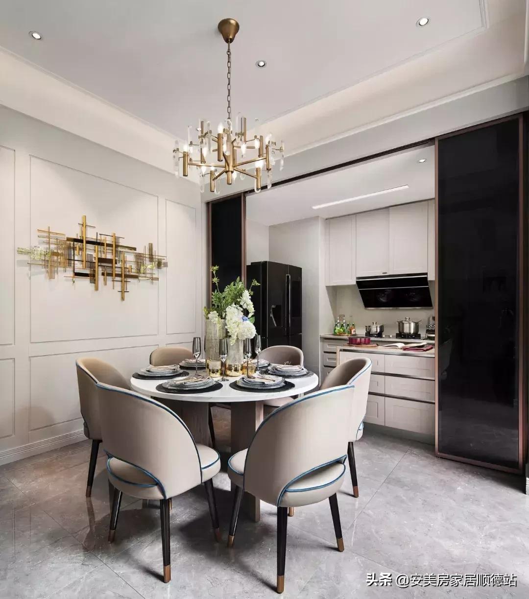 最火轻奢风格样板房别墅,家居现代轻奢别墅