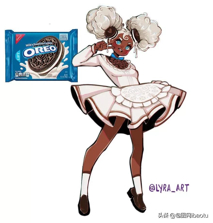 把可口可乐拟人化,把各种奶茶拟人