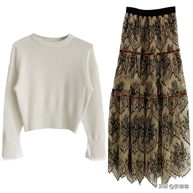 通勤半身a字纯色长裙,通勤中长款半身裙怎么搭配上衣