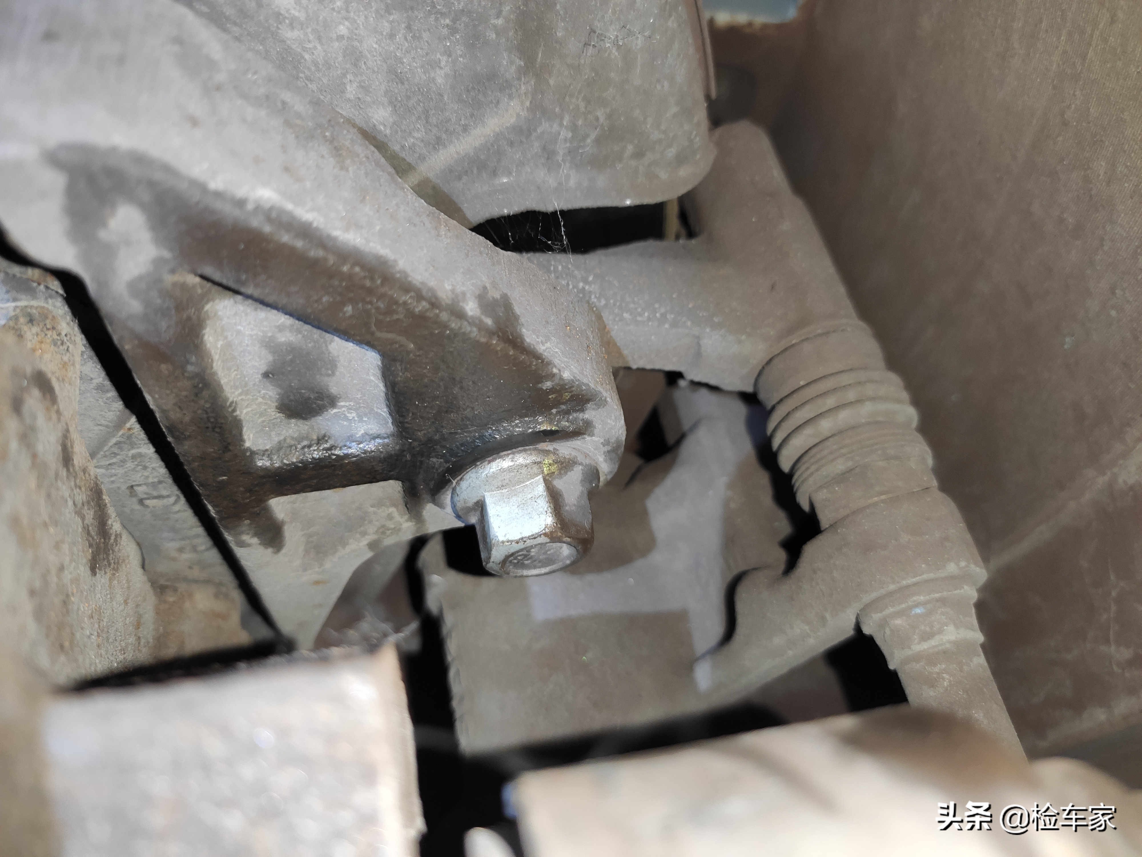 东北客户异地委托检测别克英朗，车尾焊接不敢买，客户：怕冻掉了