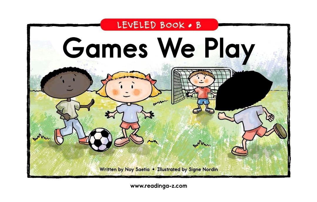 6-7岁儿童绘本推荐游戏排行榜,gamesweplay英文绘本