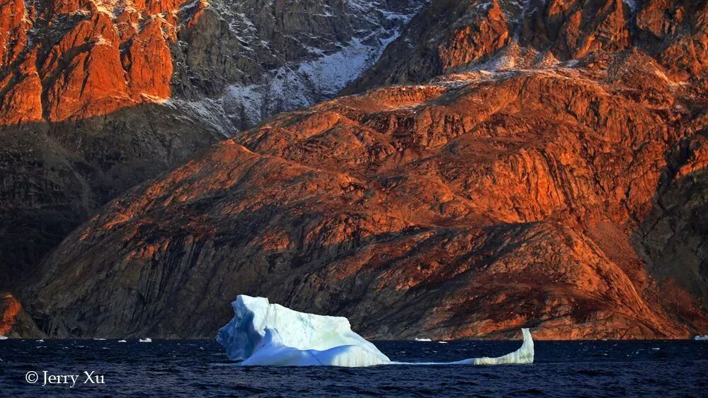 格陵兰的东海岸居然那么绚丽多彩,难怪特朗普想要买下来