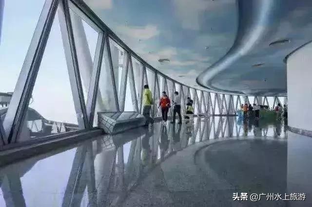珠江夜游与广州塔合影,广州塔财富广场珠江夜游路线