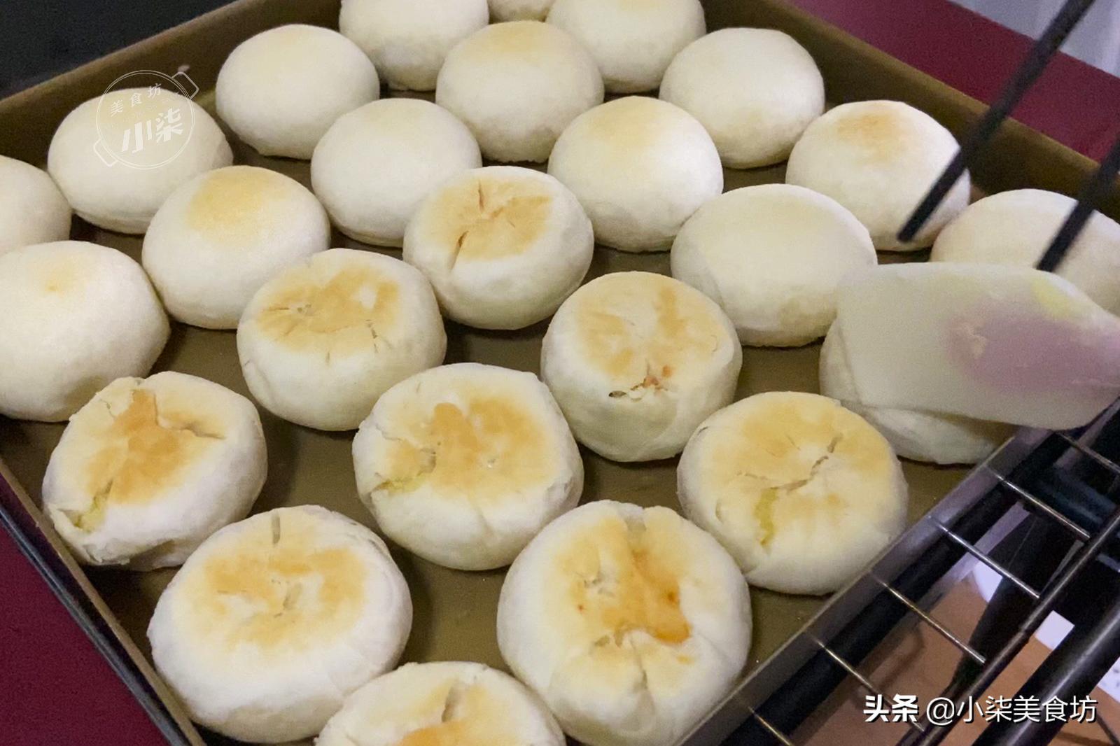 用绿豆做小饼家常配菜的做法,外皮酥软香甜绿豆小饼