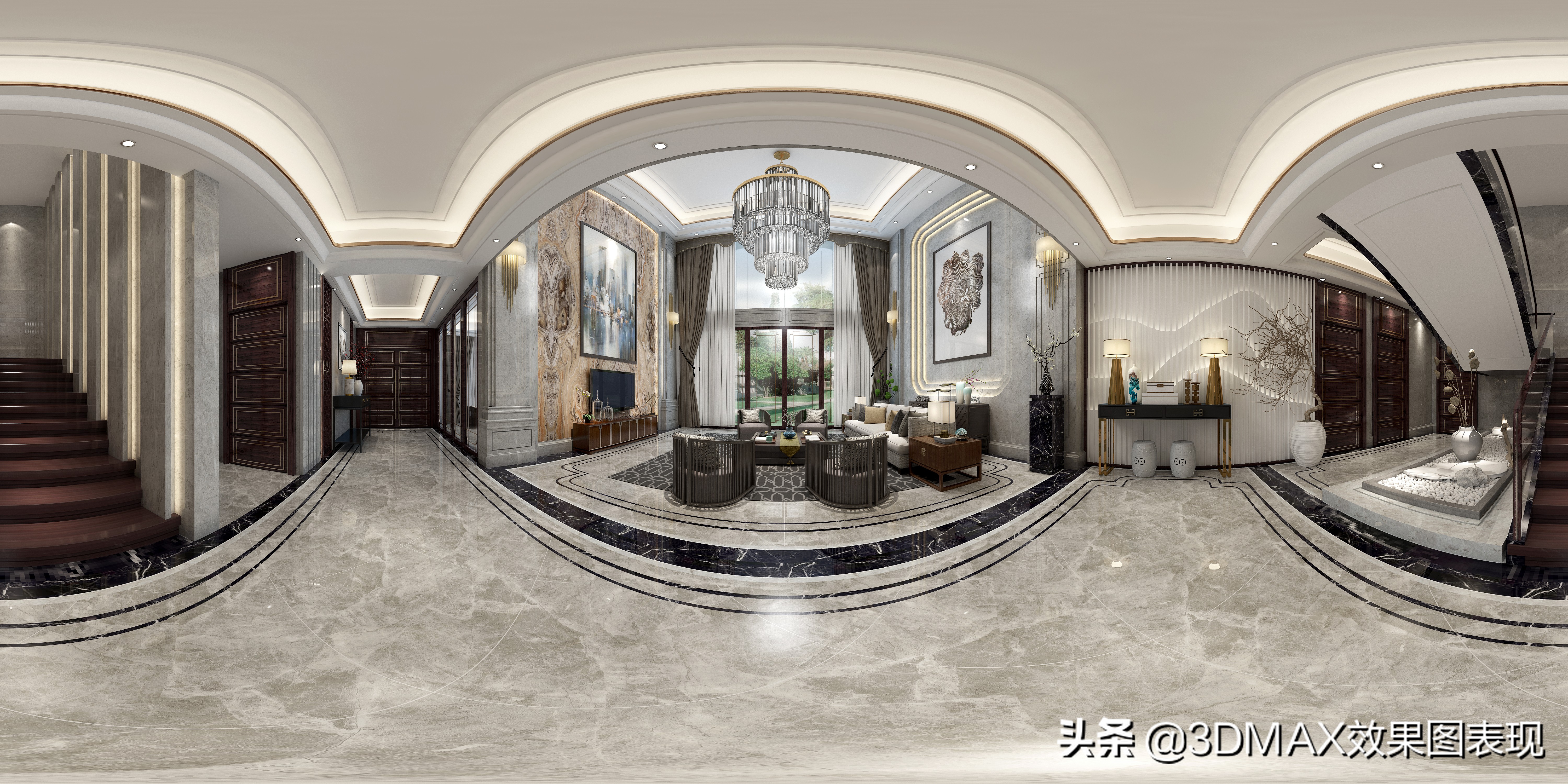 3dmax如何制作720全景图,3dmax怎么做720度全景图