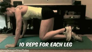 简单一个动作瘦脚,一个动作轻松瘦小腿