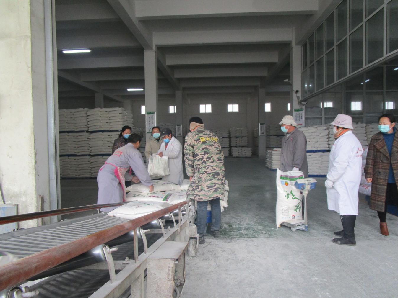 安徽省灵璧县永盛面粉厂,防疫不松劲