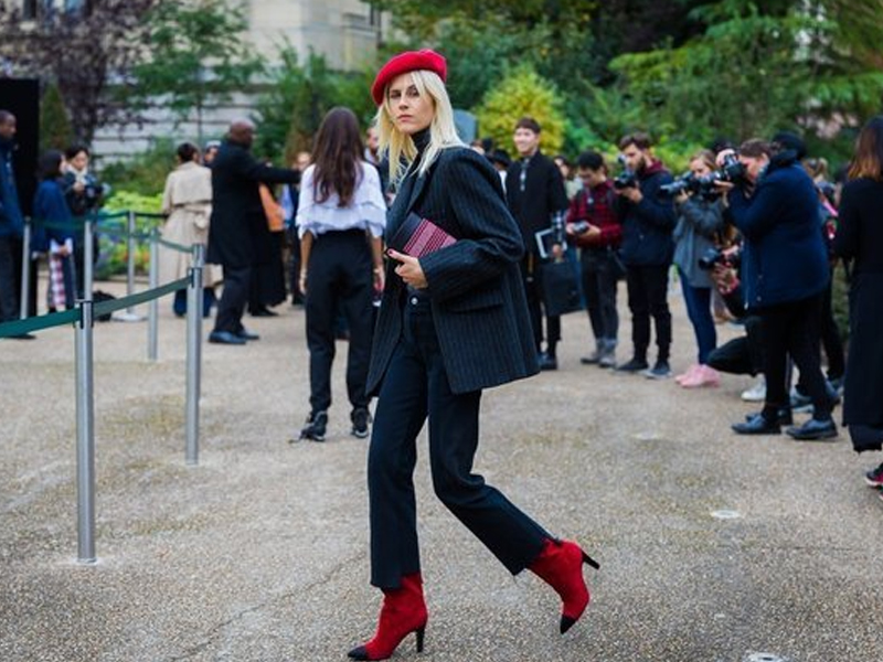 只会上短下长？现在名媛圈流行的是“松紧混搭”，120斤像90斤