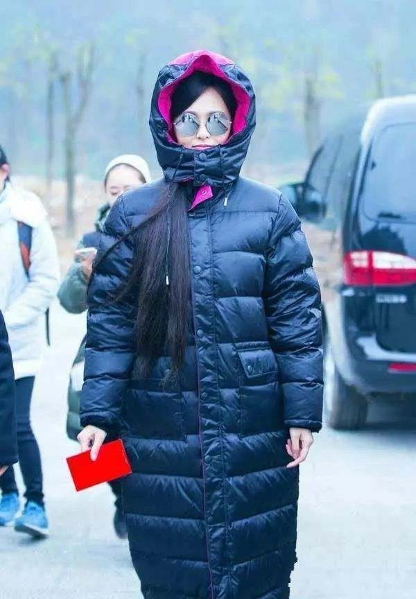 杨紫宋轶,宋轶羽绒服粉色