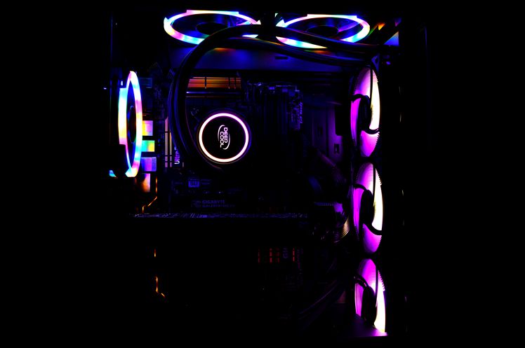 九州风神水元素360水冷噪音大吗,九州风神360水冷神光同步设置