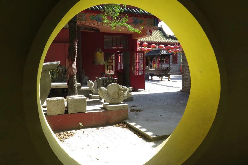 南芬钓鱼台玉龙观酒坊,游走紫竹院