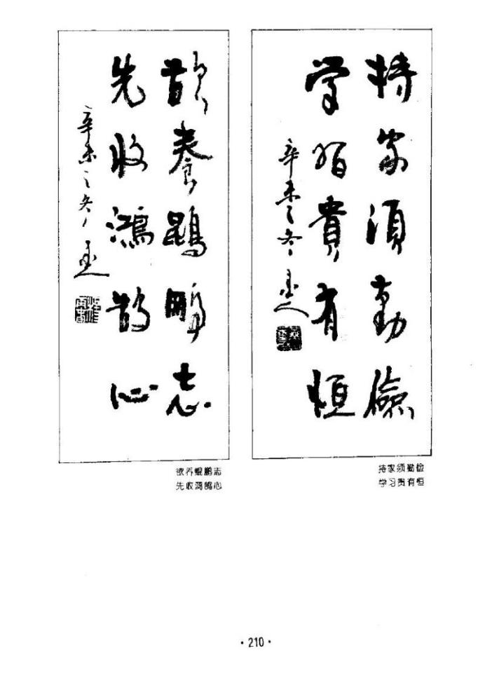 杨再春书法实用对联500例,杨再春五言对联书法1000条欣赏