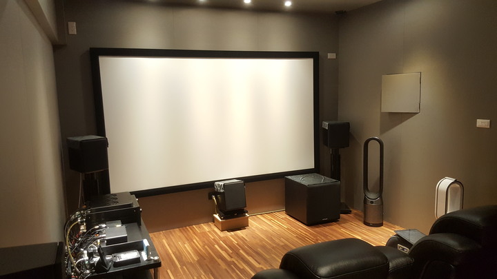 7.2.4声道全景声影院打造调试过程记录，MK喇叭加天龙功放真好声