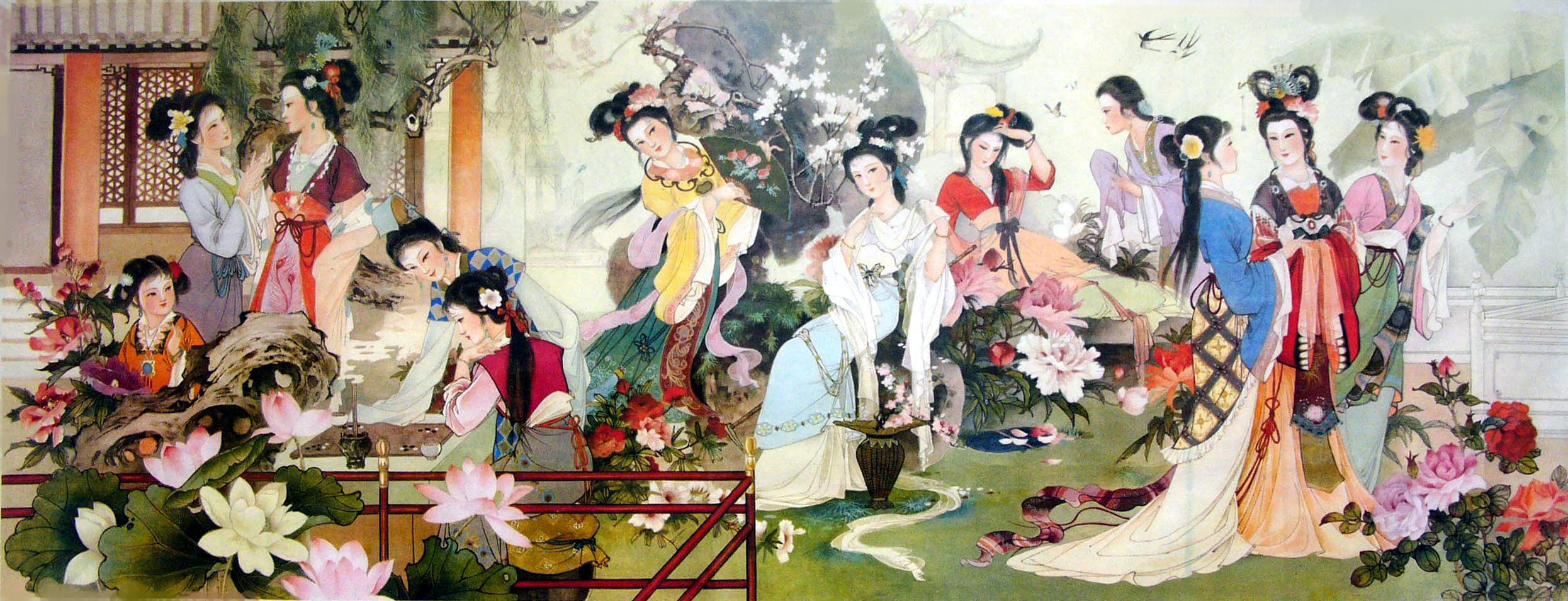 红楼梦中金陵十二钗的主要经历,红楼梦金陵十二钗美貌排名