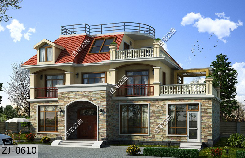 10套农村别墅合集中式小院,二层带露台18万左右乡村别墅