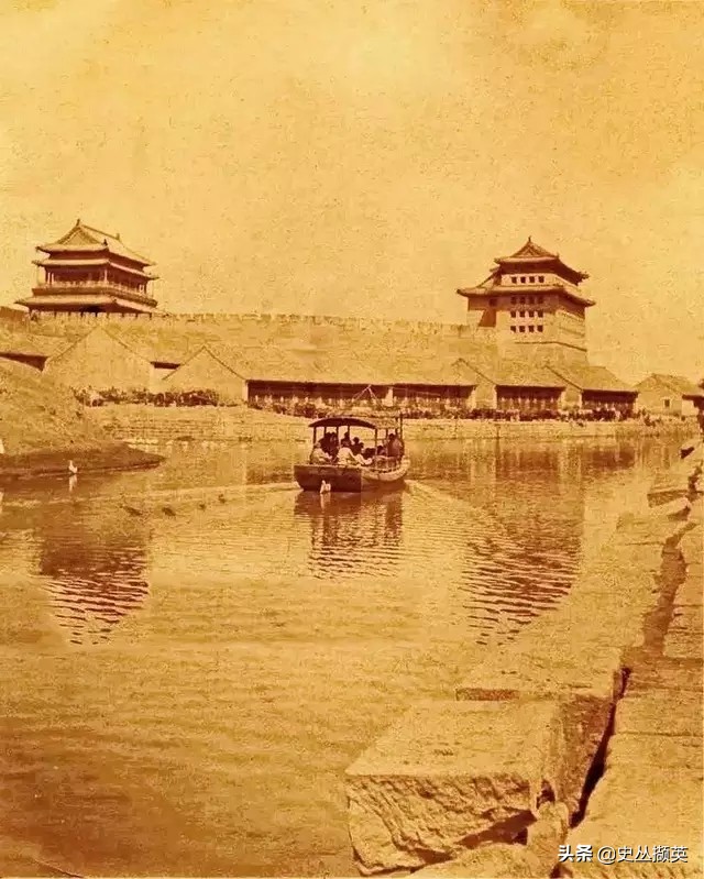 明清时期老北京安定门风貌,清末老北京的城门之永定门