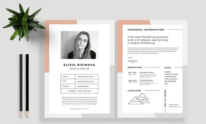 如何制作一份极简简历模板,优质简历模板怎么制作