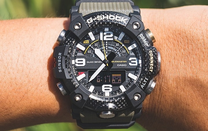 casio卡西欧手表男黑金gshock讲解,卡西欧gg-b100蓝牙连接都能做什么