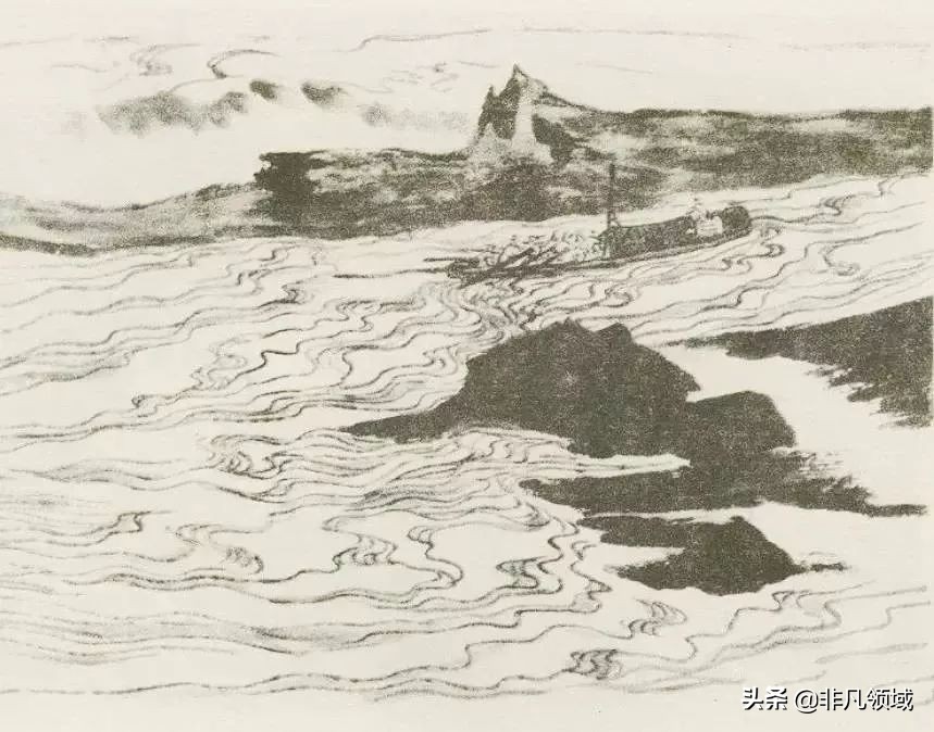 如何画水墨画初学者,中国画技法入门怎么画青绿山水