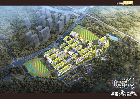 东山中学总体分布图,东山中学全貌