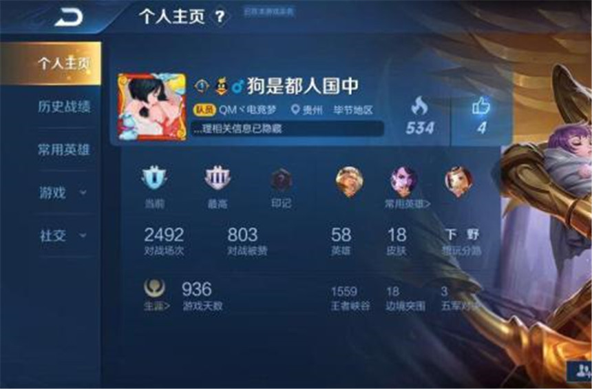 王者荣耀:玩家在游戏内遇到辱华ID,这谁能忍得了?