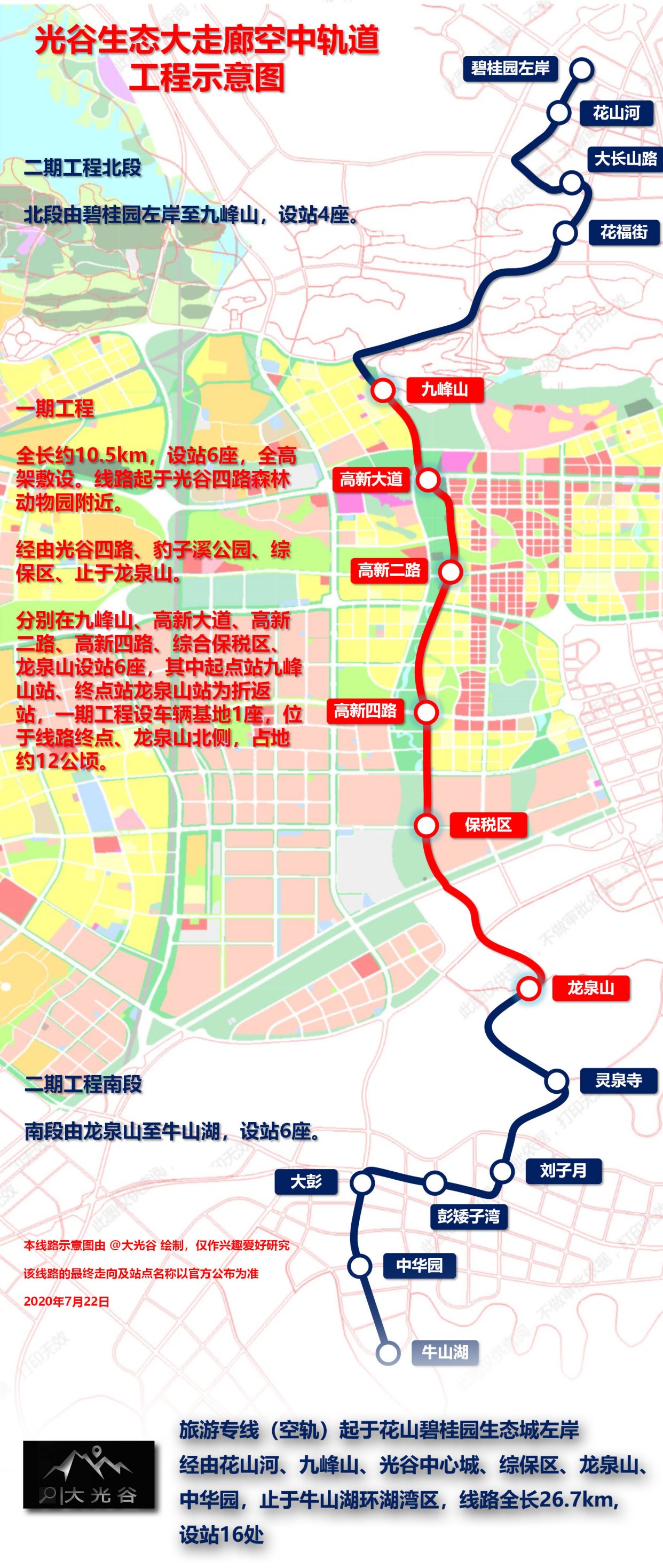 江夏中运量轨道交通出现｜光谷南大健康产业园规划公示