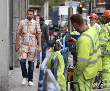 男生也有裙子吗,gucci男生穿的裙子