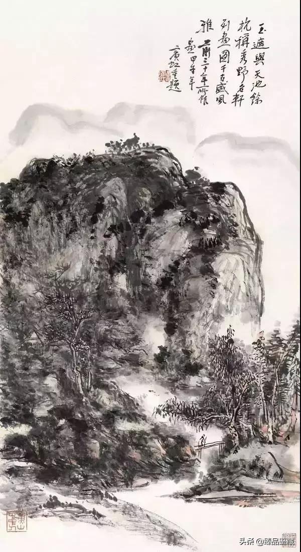 既生宾虹；何生大千