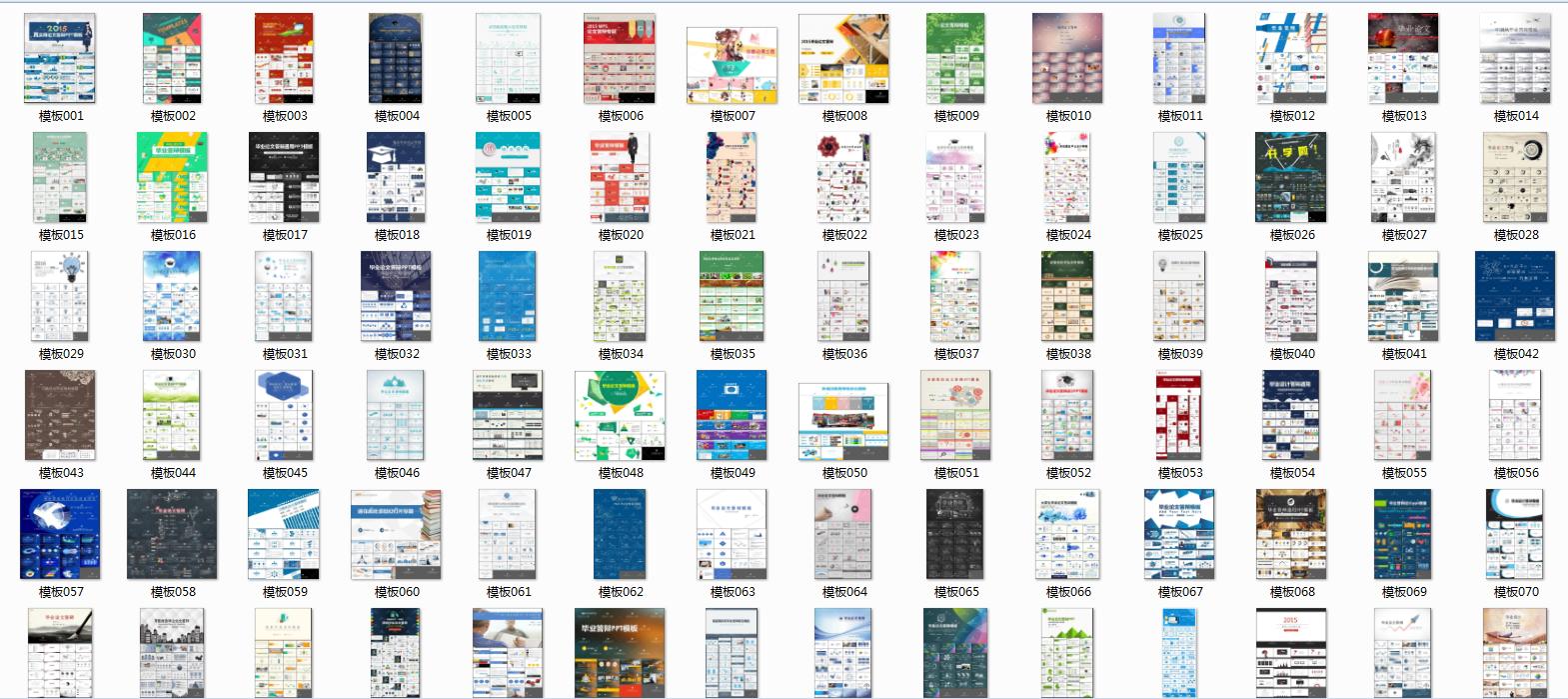 毕业论文答辩ppt模板3-5分钟,论文答辩十分钟ppt模板