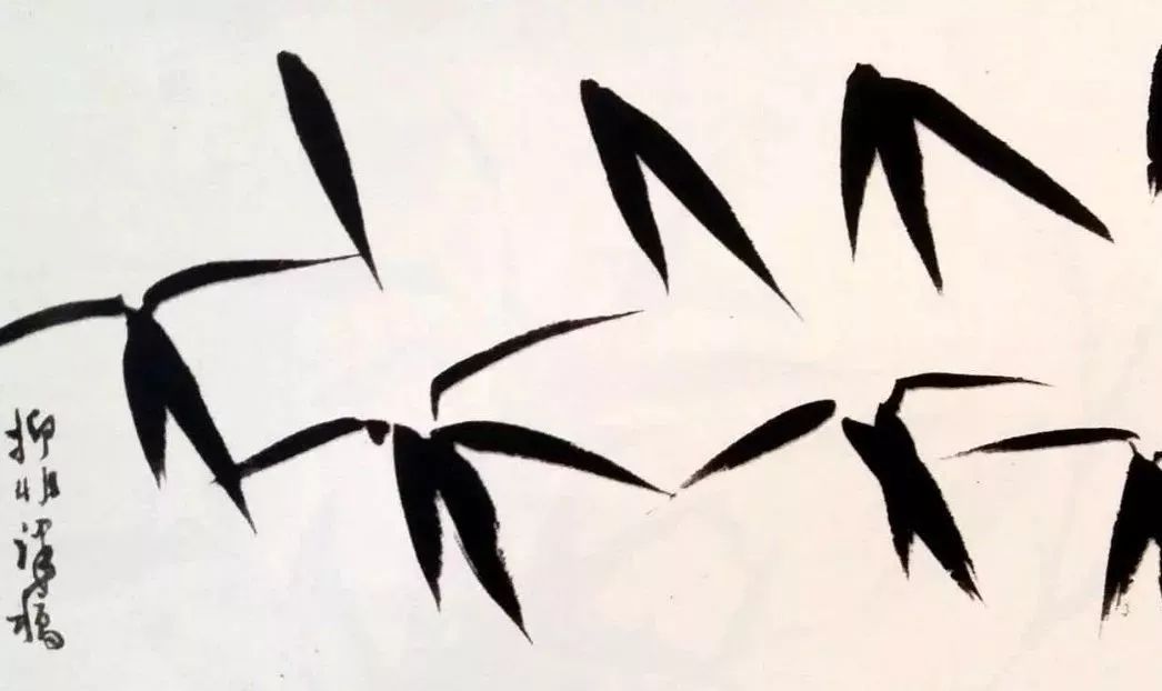 陆抑非画竹欣赏,陆抑非竹子画作品欣赏