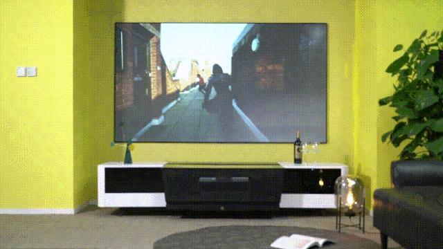 真正的无边框全屏电视机,超薄屏幕无边框电视