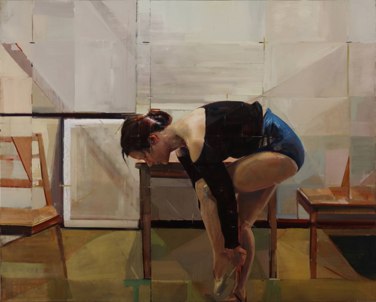 画家纯手绘油画,现实主义人物油画作品欣赏