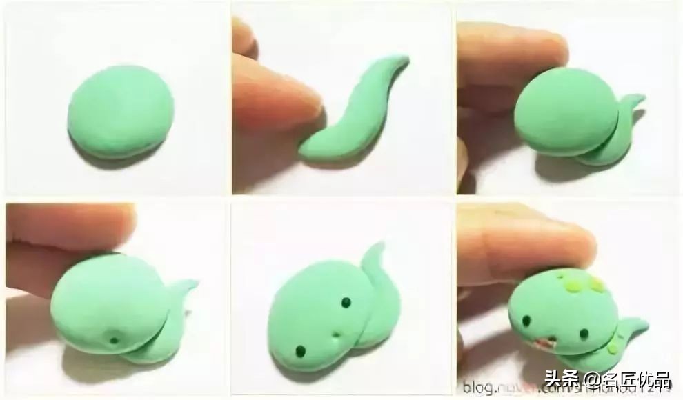 超轻粘土手工教程葫芦娃,雪娃粘土手工教程