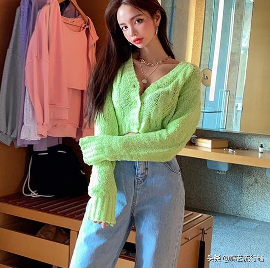编织秋季毛线,春季毛衣编织教程简约款
