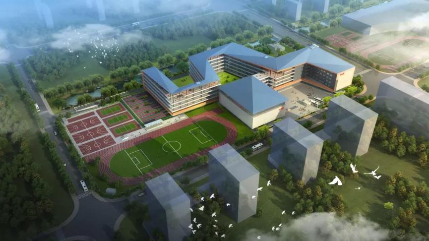 浙江省杭州市2018建设的幼儿园,杭州新建现代幼儿园效果图