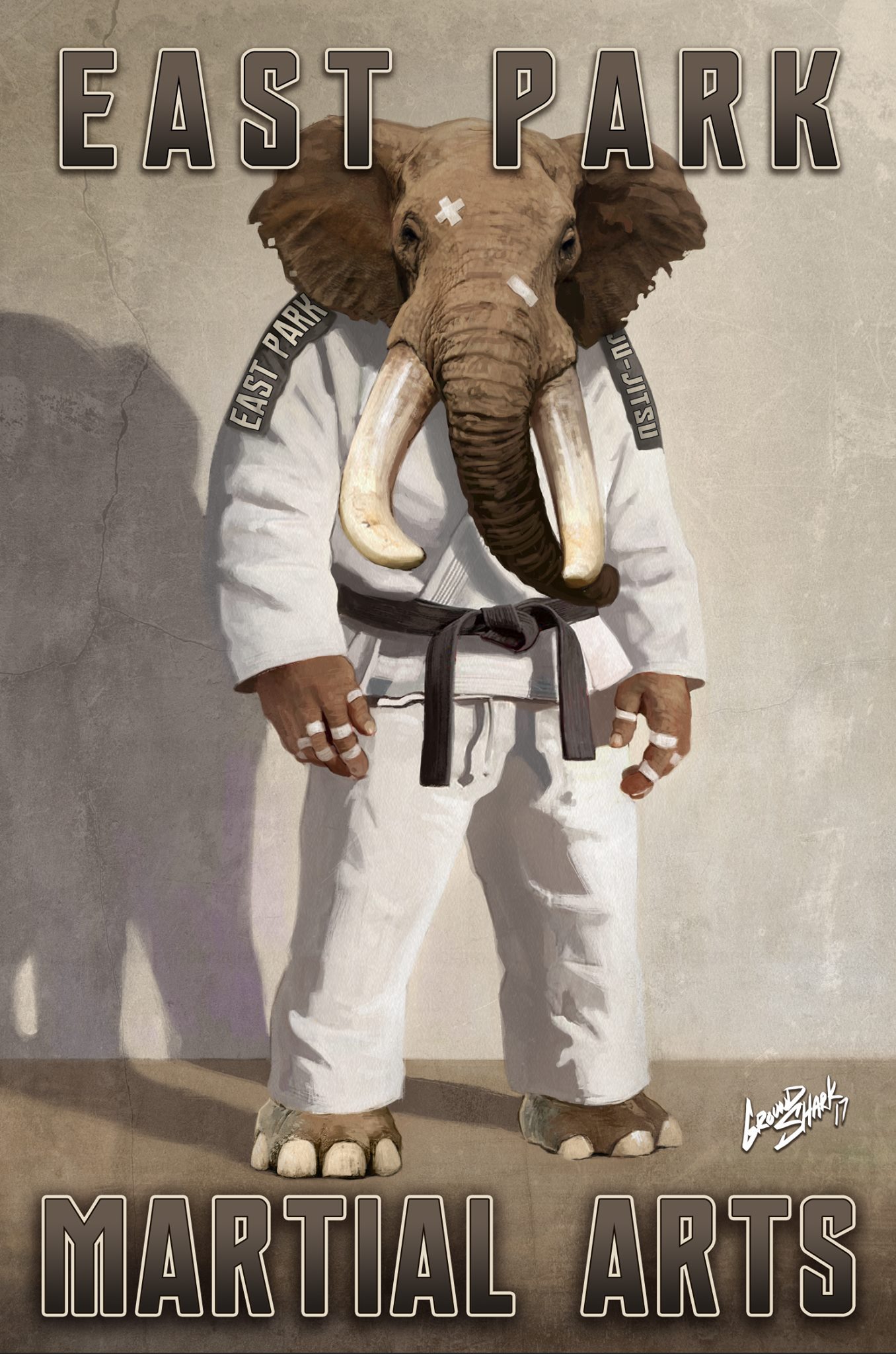 会巴西柔术的动物有多酷?让GroundShark(陆地鲨)告诉你