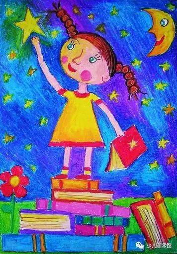 儿童不同时期的绘画作品,孩子们一幅幅栩栩如生的绘画作品