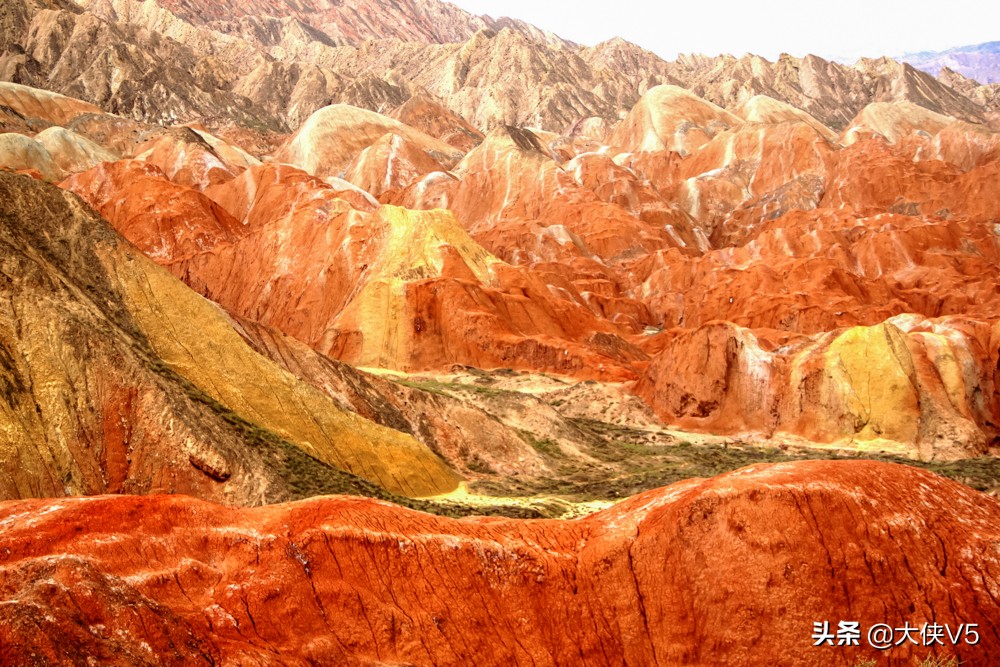 甘肃七彩丹霞景区,甘肃七彩丹霞免费景点