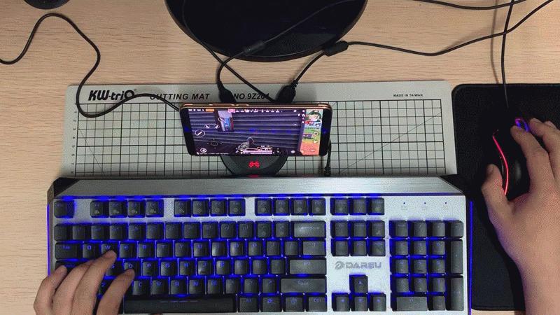 黑匣子助你在和平精英吃鸡如虎添翼,北通E1手游键鼠转换器