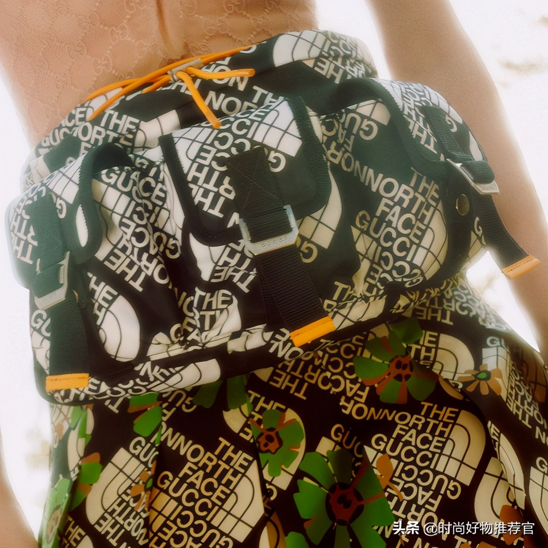 阿迪和gucci联名款包包复古风图片,gucci新包logo会有贴膜