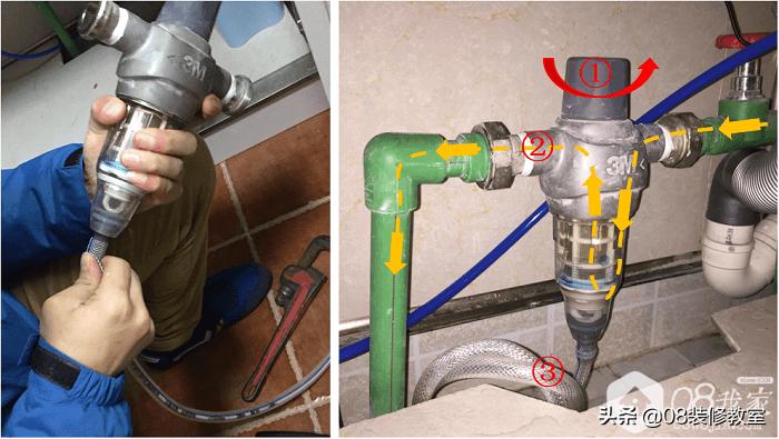 全屋净水器与前置净水器怎样选择,前置净水器原理动画演示