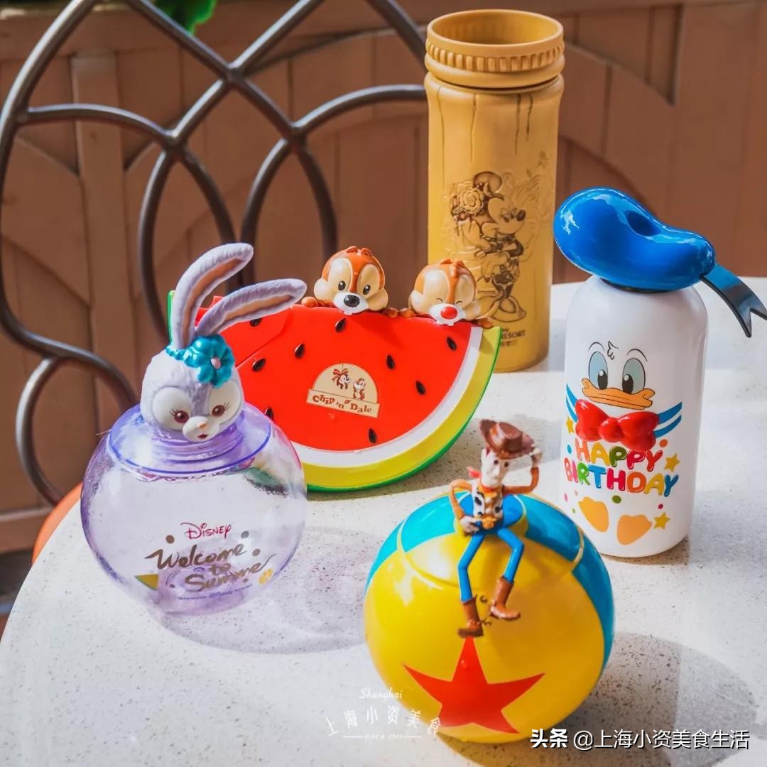 迪士尼蓝色奇奇蒂蒂吸管杯,迪士尼奇奇蒂蒂吸管