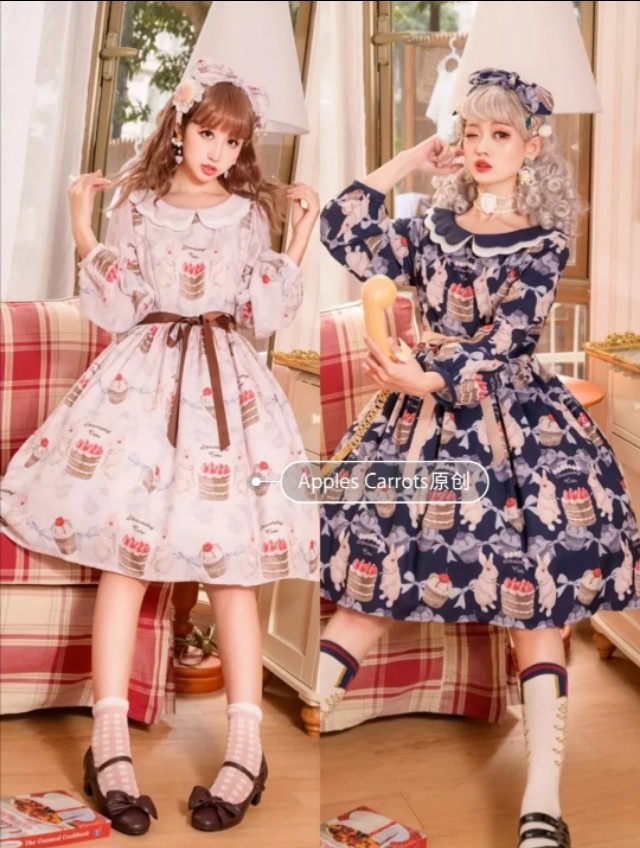 lolita白菜小裙子开箱,100多的lolita裙超白菜推荐