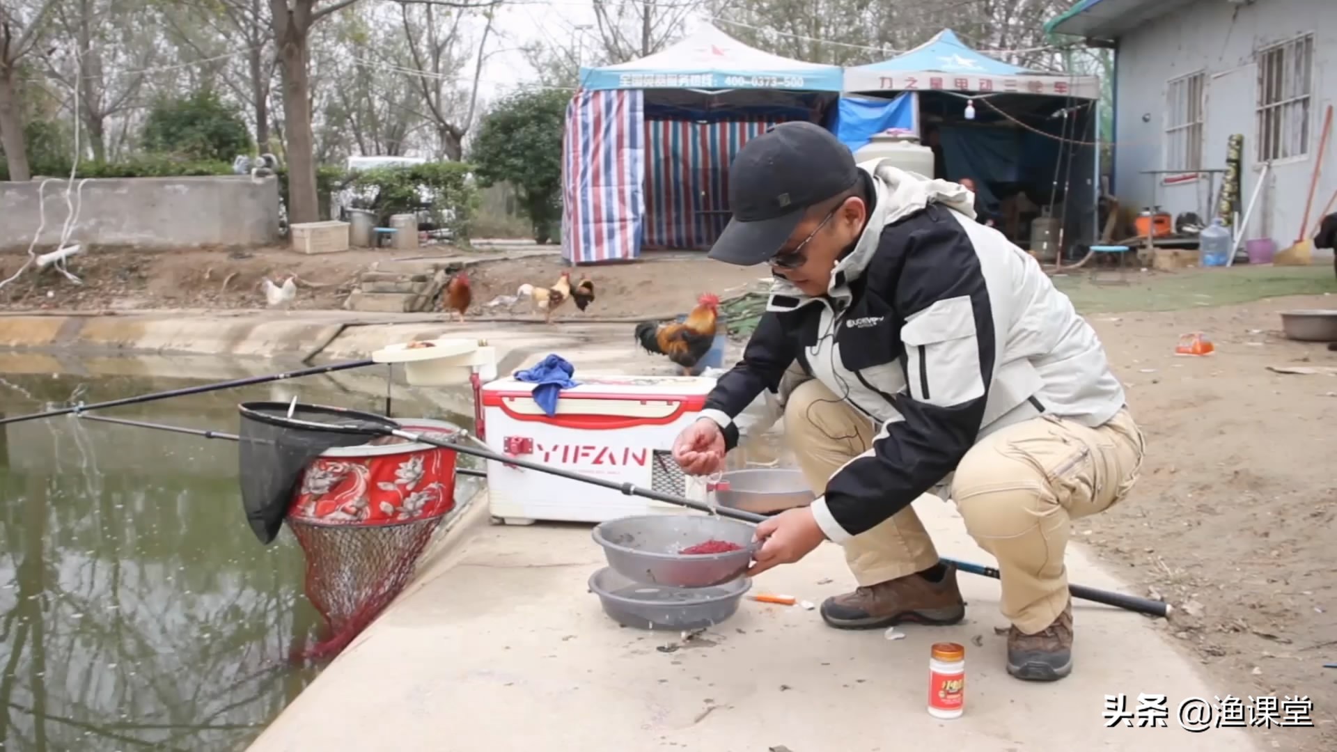 自制冬季鲤鱼鱼饵100%成功,爆炸钩冬季野钓鱼饵配方大全