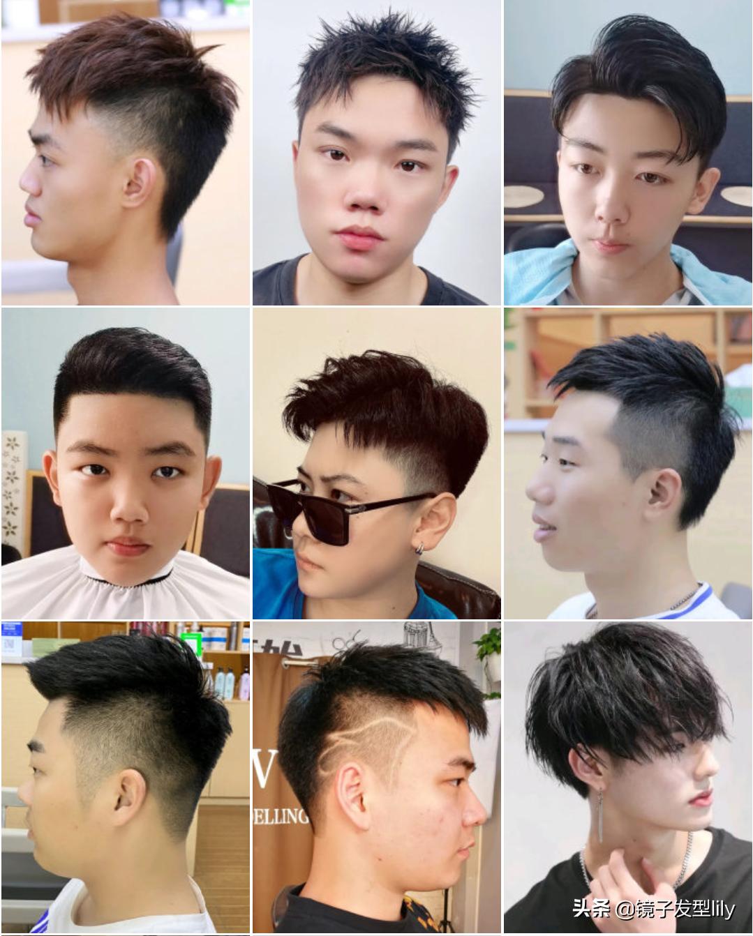 如何剪一款时尚男发,男发这样剪越简单越帅气