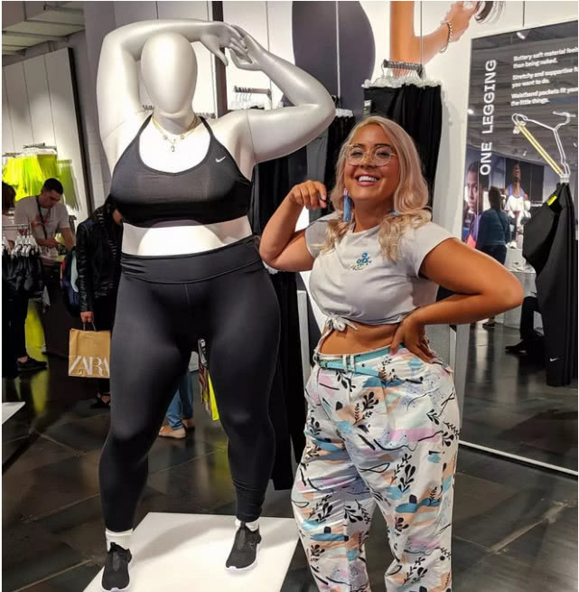 耐克伦敦店别出心裁启用大尺码模特，却被女记者痛批“兜售谎言”