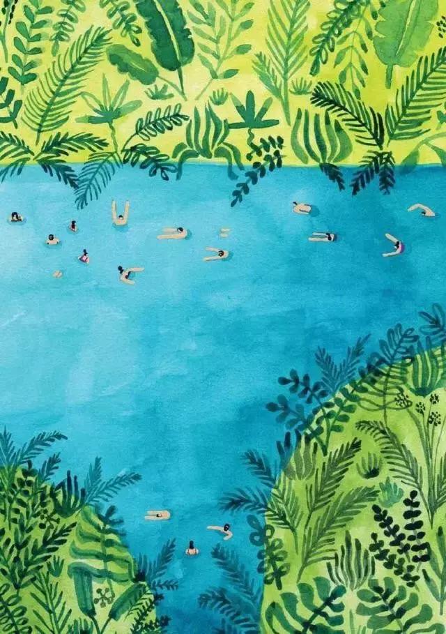 夏天画法步骤,夏天到了怎么画夏天