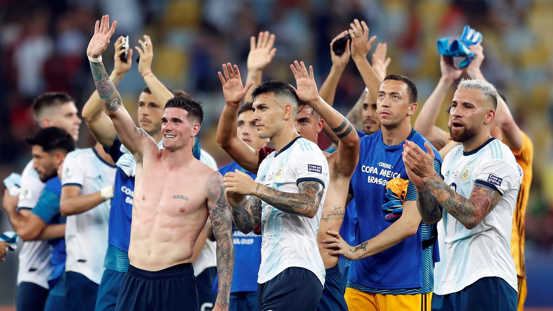 南美预选阿根廷3-1委内瑞拉,阿根廷队2-0集锦